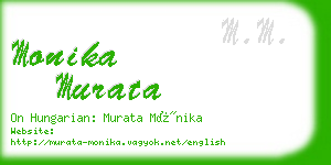 monika murata business card